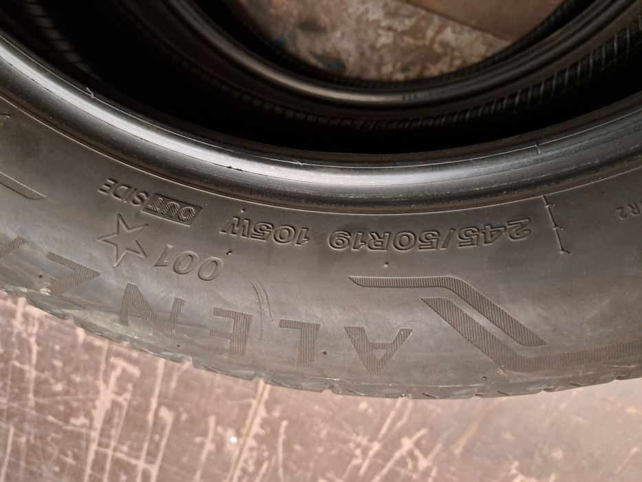 2 anvelope 245/50 R19 Bridgestone omologate BMW