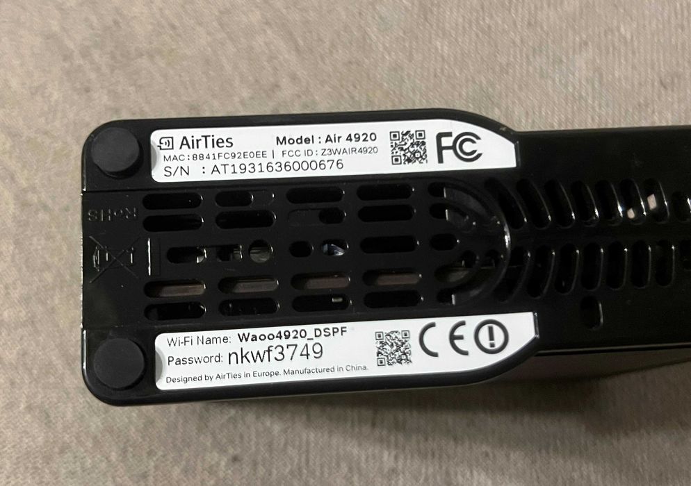 Extender WiFi AirTies Air 4920 dual band Gigabit WPS
