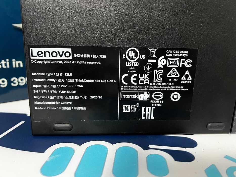 Mini Pc Lenovo ThinkCentre Newo 50q Gen 4 i5-13420H 32 GB Ram 512 SSD  * Garantie *Buy Back * deviceXchange