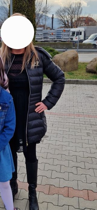 Дълго дамско яке над коляното Emporio Armani