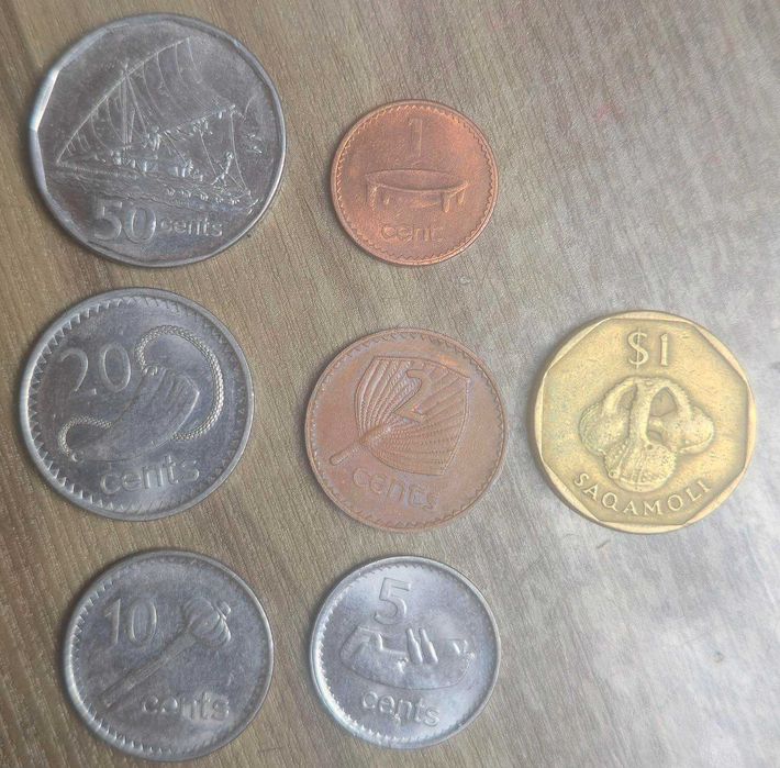 монети Фиджи 7 бр