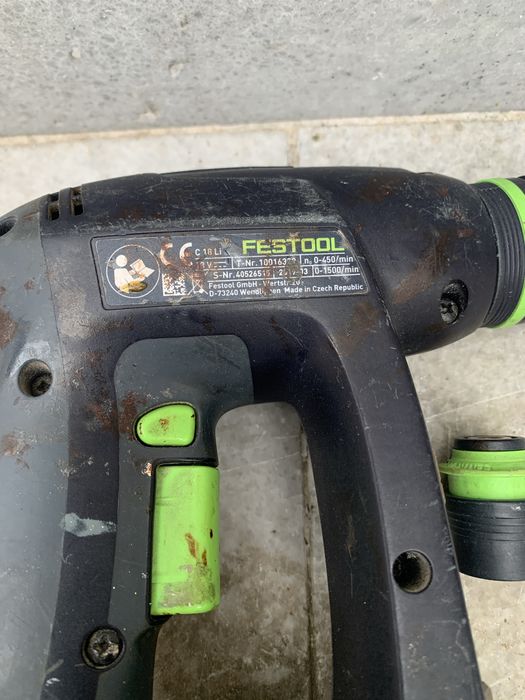 FESTOOL C 18 / винтоверт с 2 сменяеми глави/+ батерия 5,2 ah.,
