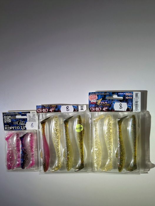 Naluci siliconice (gume) pentru salau, biban, stiuca