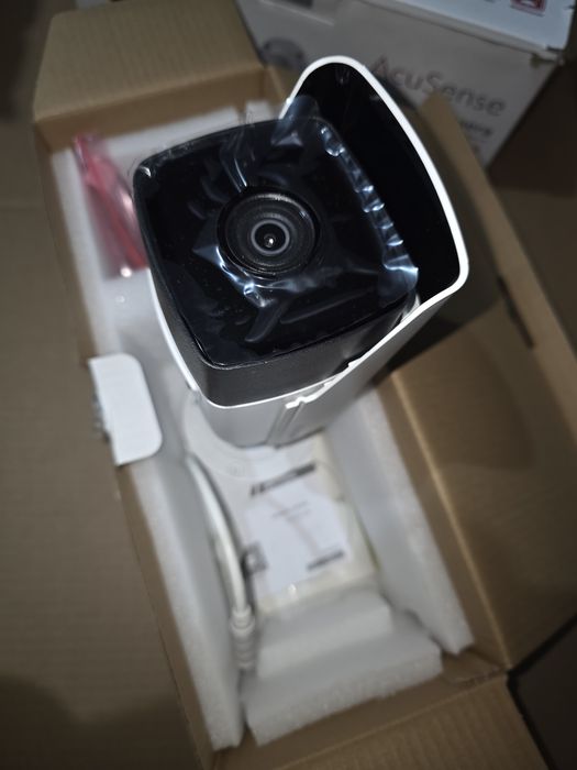 Camera supraveghere IP exterior Hikvision AcuSense DS-2CD2T63G2-4I28, 6 MP, IR 80 m, 2.8 mm,