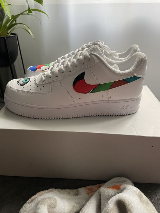 air force 1 white custom(af1)