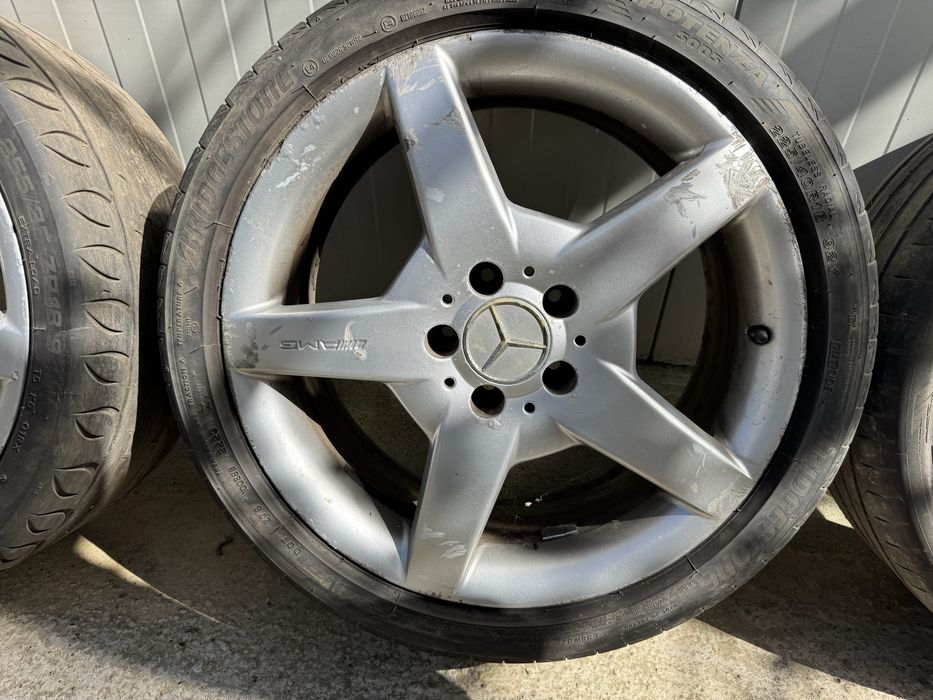 4 броя 18ки джанти CLK AMG спорт пакет 7.5J ET37 на 8.5J ET30 Mercedes