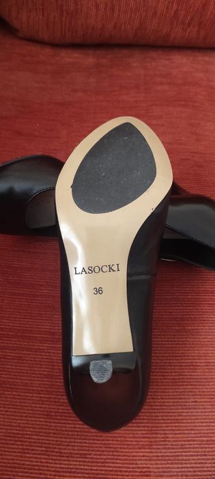 Pantofi cu toc cui, din piele, damă (lux)