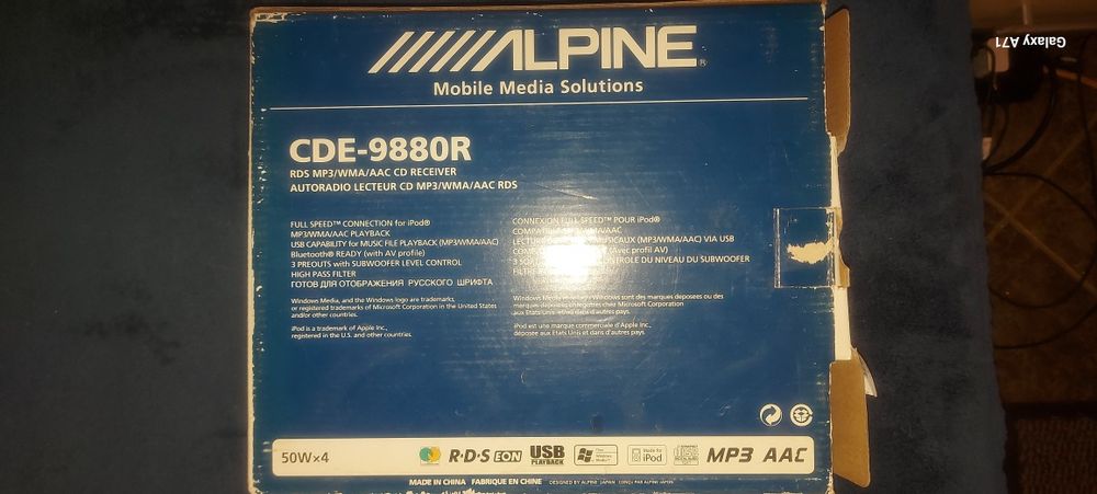 CD  MP3 Alpina CDE-9880R