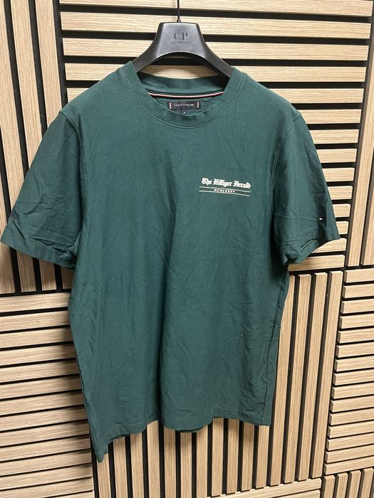 Tommy Hilfiger - Back Logo  Jersey Crew Neck T-Shirt  - НОВА размер Л / Оригинал