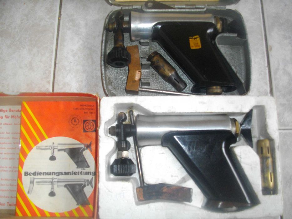 Бензинов нов поялник Горелка 1982г ГДР Немско старо качество BAT 100-1