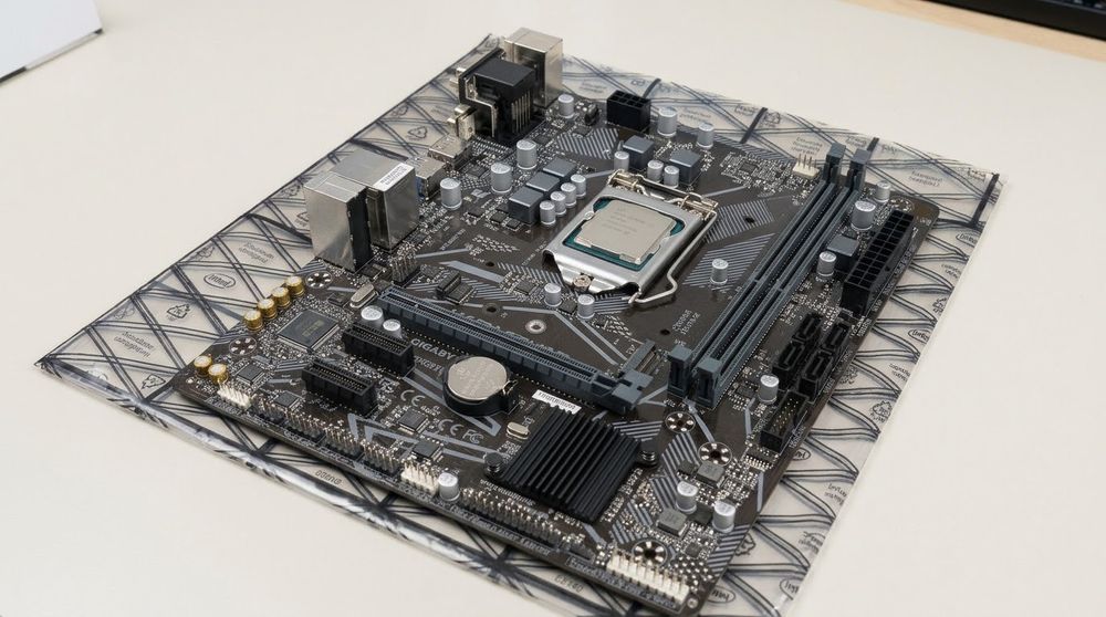 Продам комплект: Процессор Intel Core i3-10105 + Материнская плата Gig