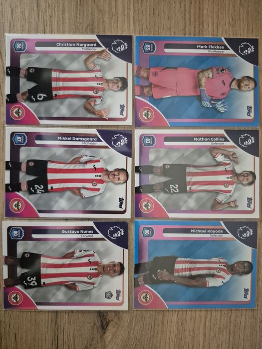 Topps Premier League 25/26 - базови, инсърти и паралели на отборите
