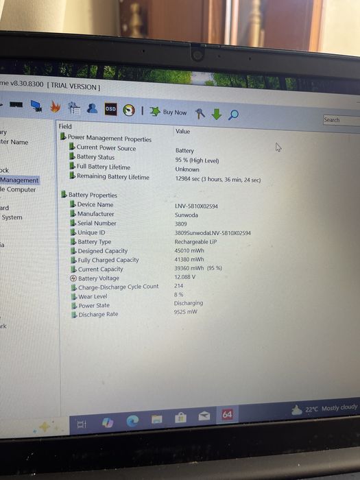 Lenovo ThinkPad E14 Ryzen 5 5625U | 8GB RAM | SSD M.2 | Baterie 92%