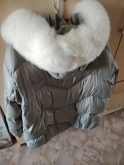 Продам эко шубу, пуховик, пончо.