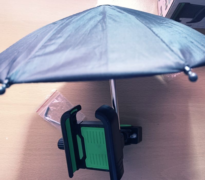 Поставка за телефон с чадърче