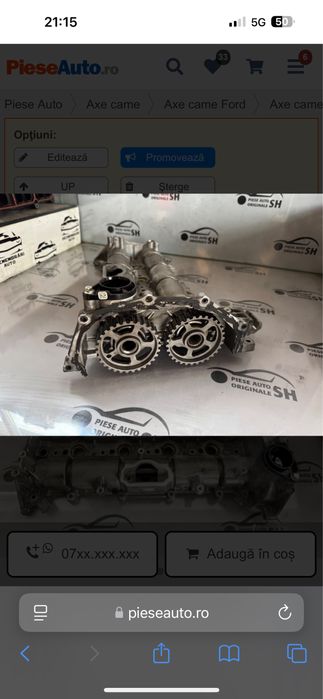 Axe came Ford transit custom Ranger 2,0 Ecoblue 2020 cod HG9Q-6E262