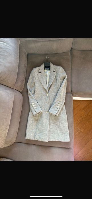 Palton lână cașmir blană vulpe Flavio Castellani