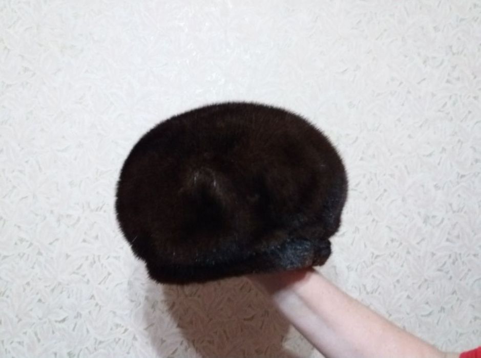 Шапка норковая женская
