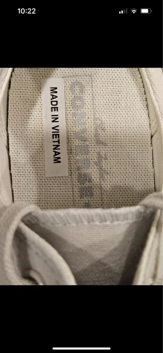 New CONVERSE monochrome pale putty
