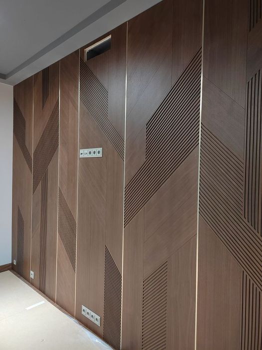 Стеновые панели из МДФ. Шпонированные и Ламенированные.