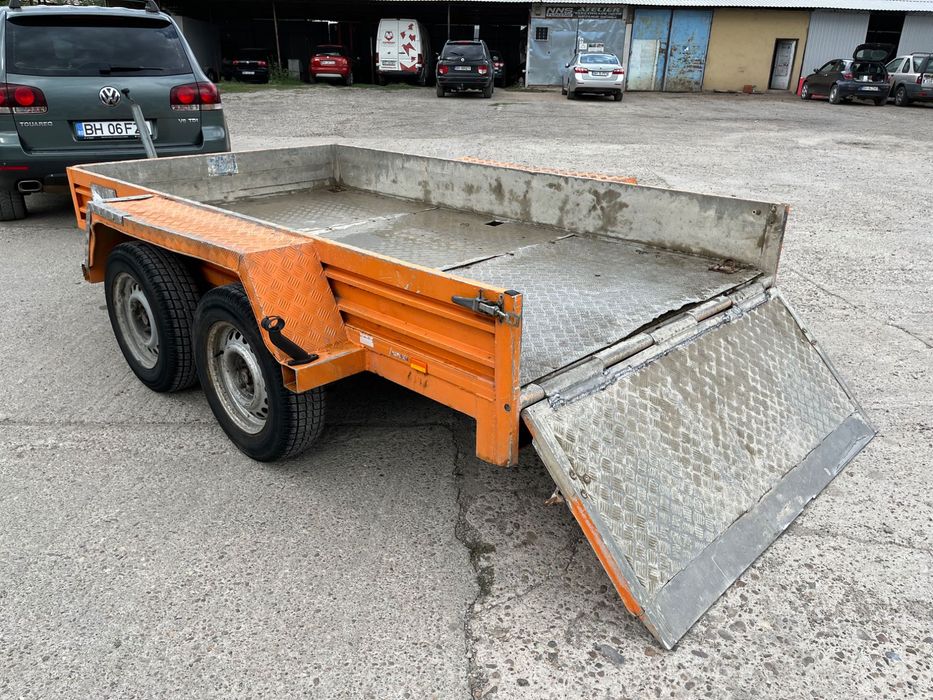 Remorcă utilaje/ATV/miniexcavator 3,5t
