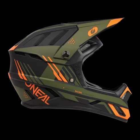 Вело каска O'NEAL BACKFLIP STRIKE V.23 black/orange/olive