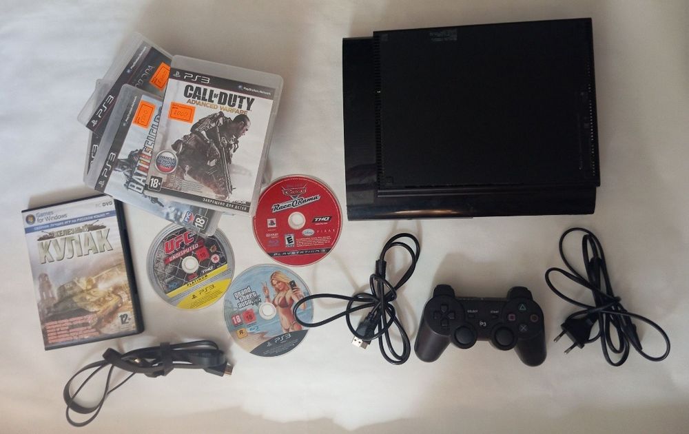 Ps3 прошита+11 дисков дёшево продаю