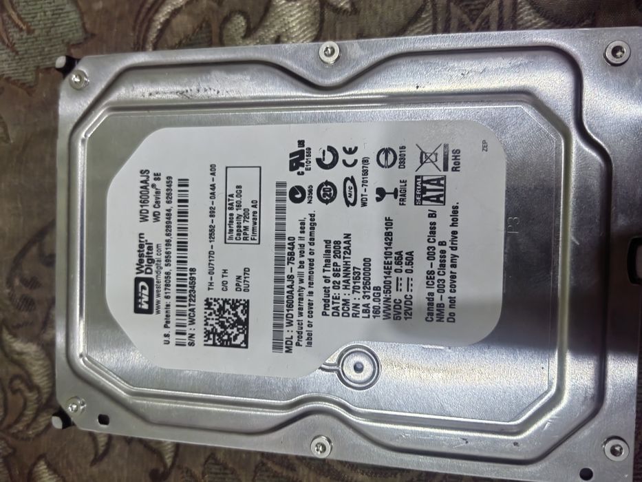 продам два жестких диска