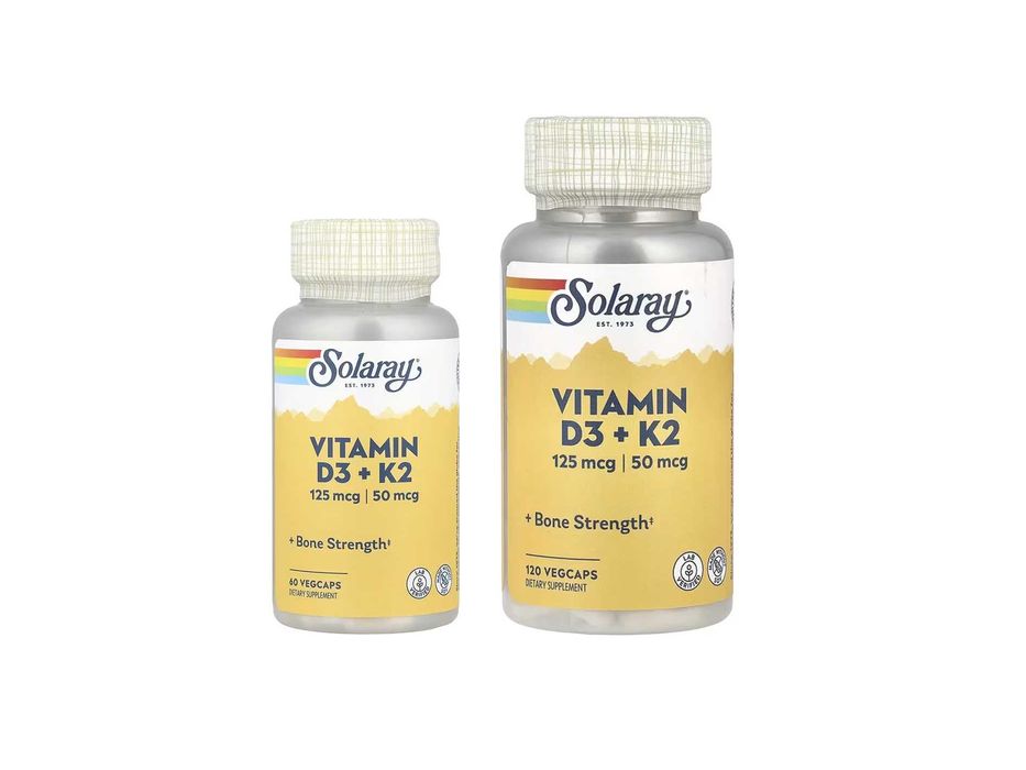 Solaray D3 K2 D3 и K2 Д3 К2 60 и 120 капсул