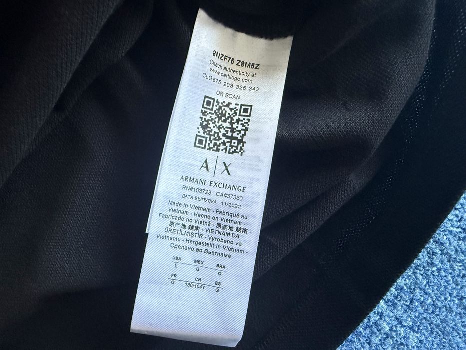 Boss / Armani Exchange Polo Shirt ОРИГИНАЛНИ мъжки поло тениски - M