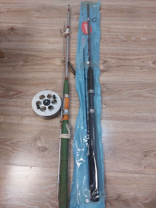Спиннинг советский и удочка