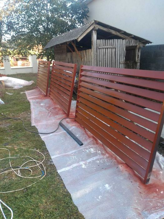 Garduri din panou stil jaluzele de diferite modele si dimensiuni