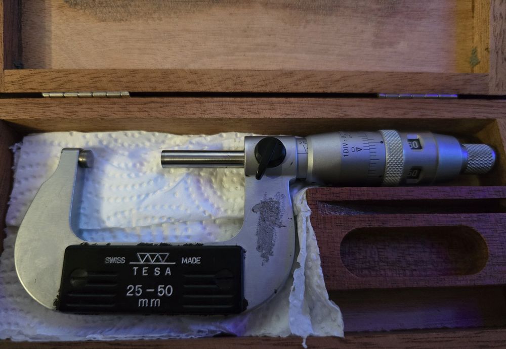 Микрометър TESA 25-50mm 0.001mm