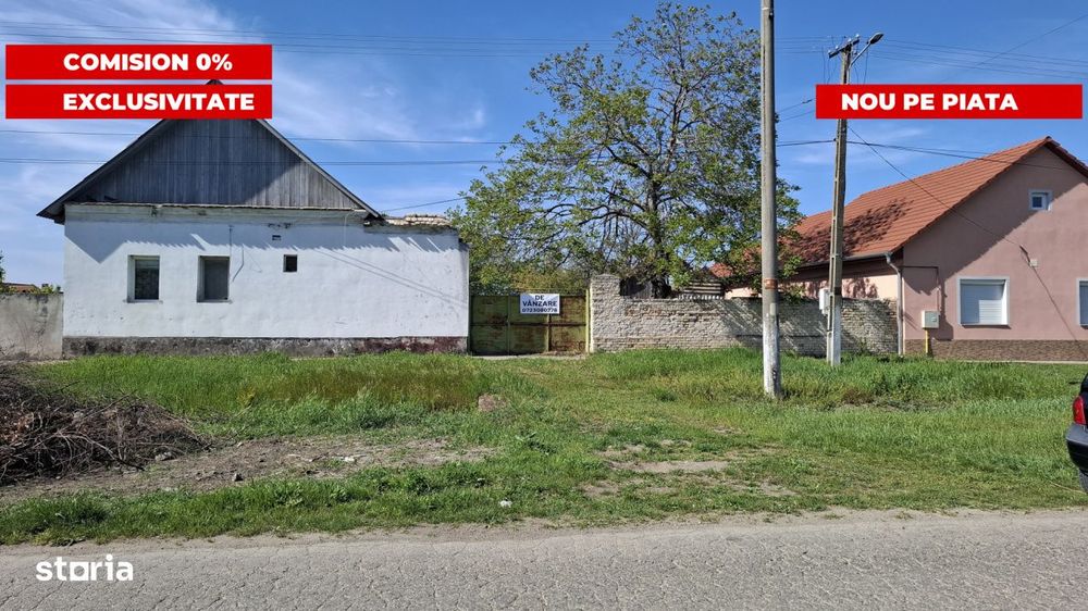 Casa pentru renovare  in Nadlac cu teren 1472mp