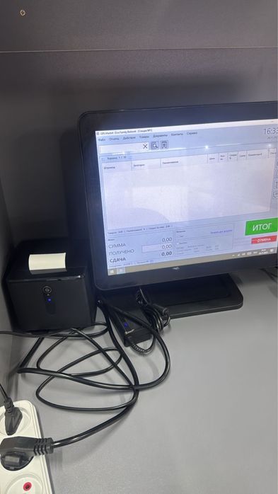 Моноблок. Чек принтер + сканер