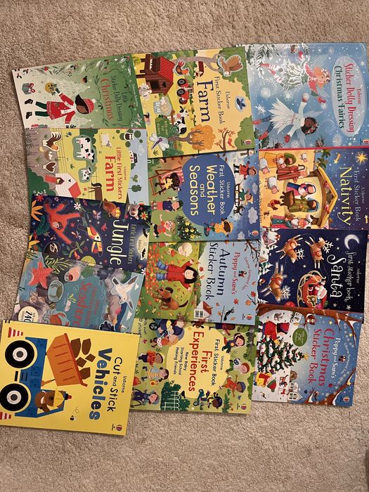 Cărți Usborne de activități de la 30 ron