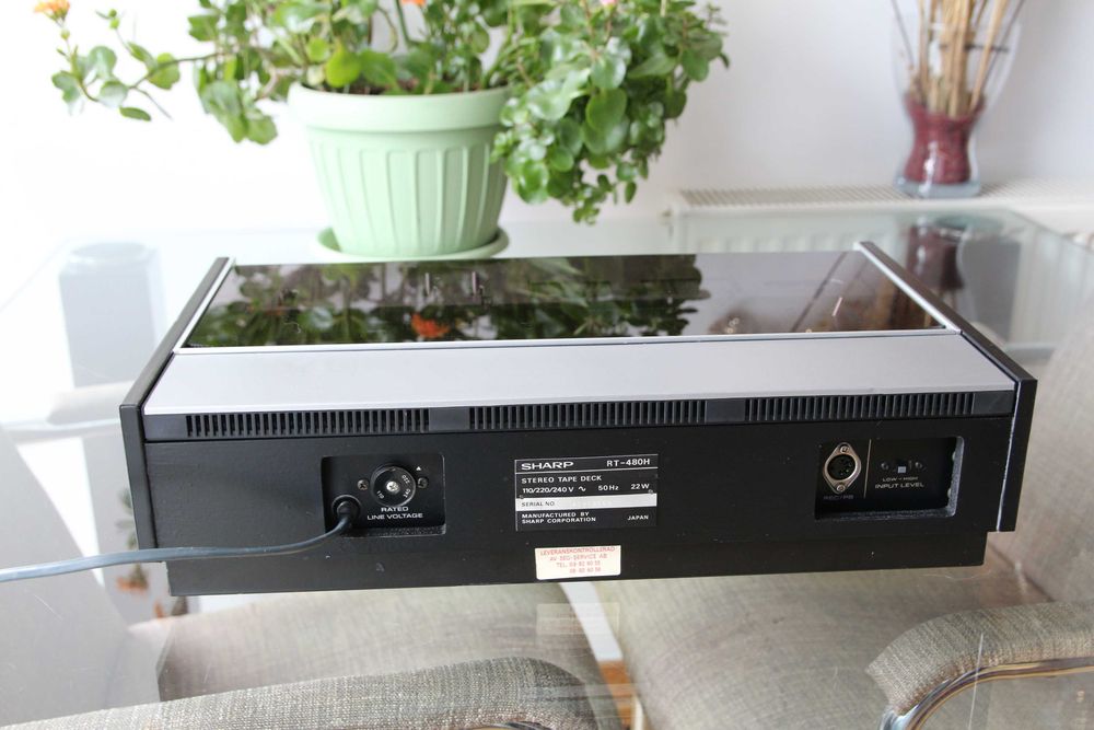 Sharp RT-480H casetofon deck Japonia 1973 complet revizuit.