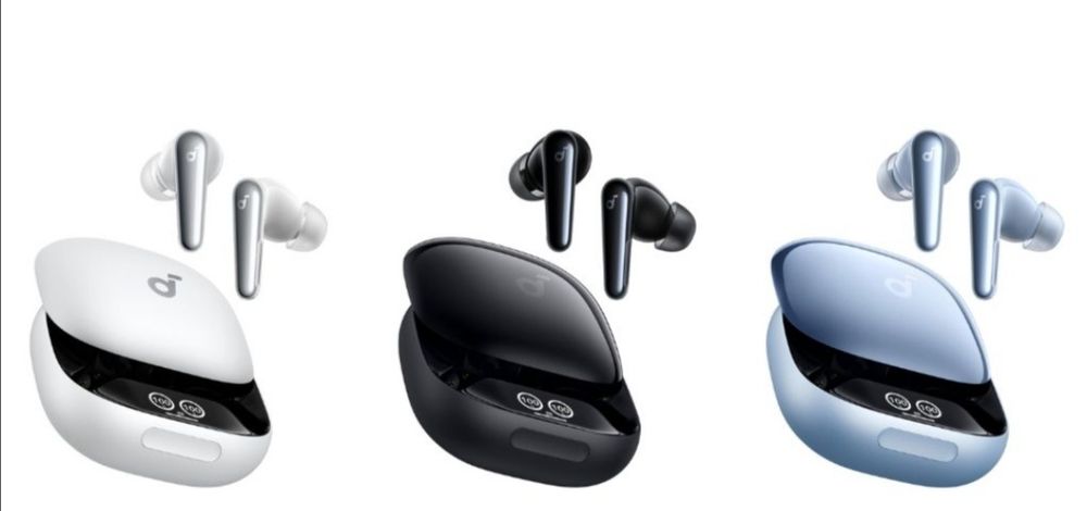 Беспроводные наушники Saundcore Anker Liberty 4 pro, наушники с ANC