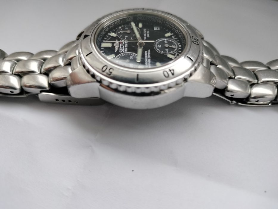 Ceas sector Sapphire cristal