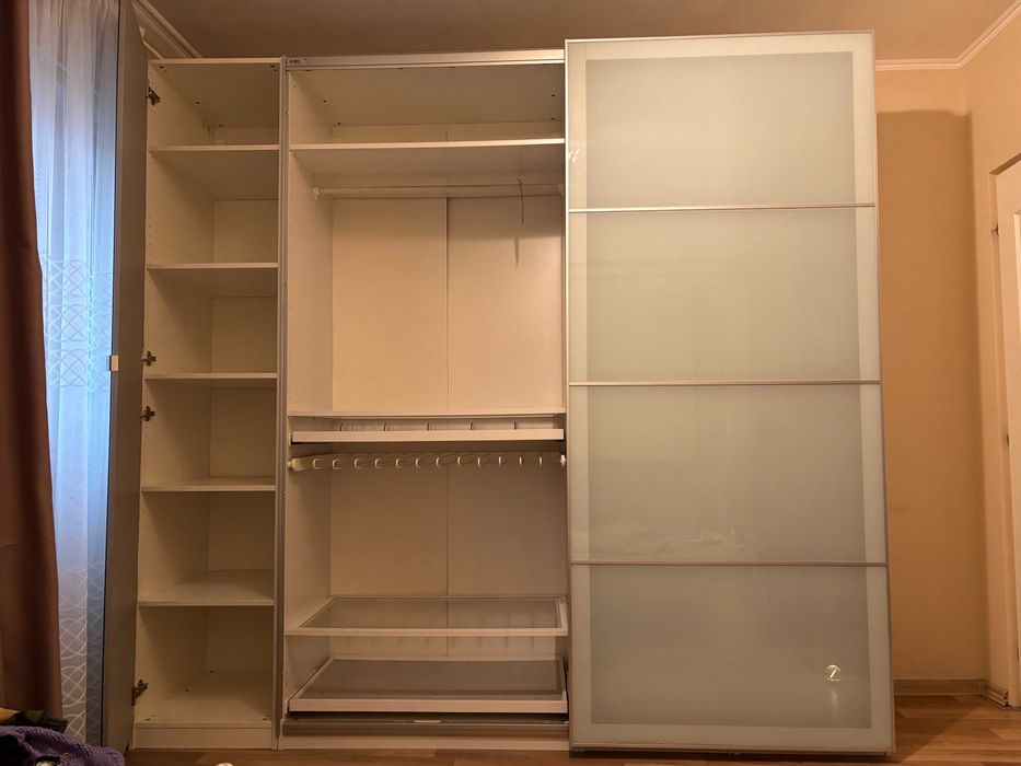 IKEA Dulap de haine/dressing PAX personalizat + oglindă Rotsund CADOU