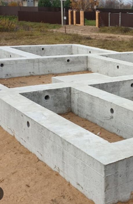 Фундамент заливка под миксер