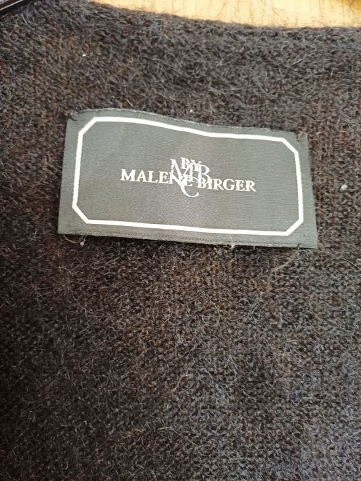 Черна жилетка с мохер by Malene Birger S