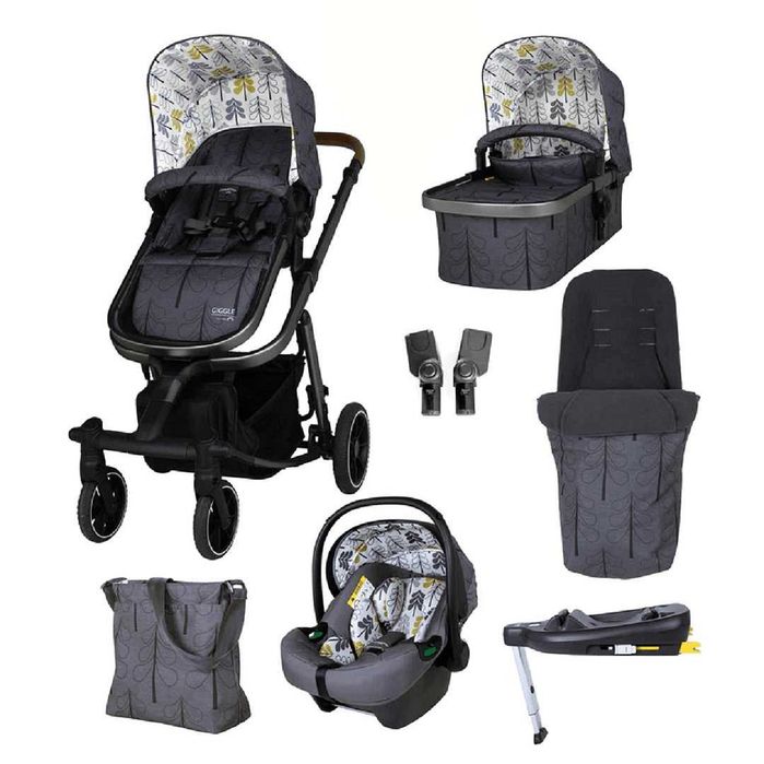 Cosatto Бебешка количка 3в1 Giggle Trail Fika forest с ISOFIX