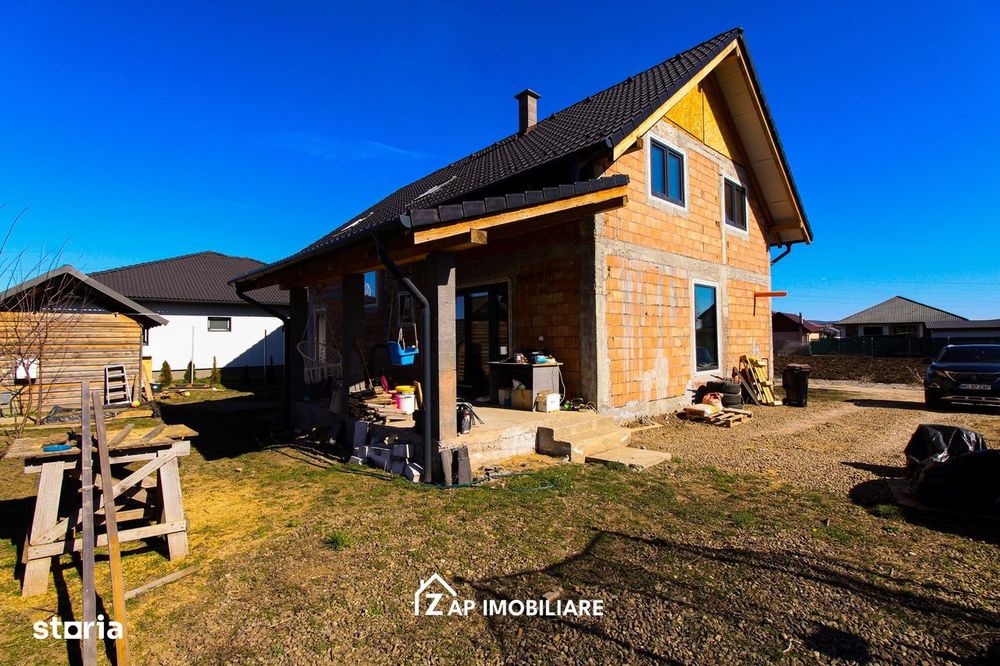 Casă 6 camere –195 mp utili –  P+M  Nazna – teren 644 mp