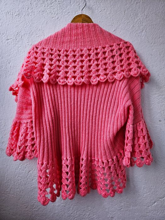 Cardigan/bolero croșetat manual fir acrilic