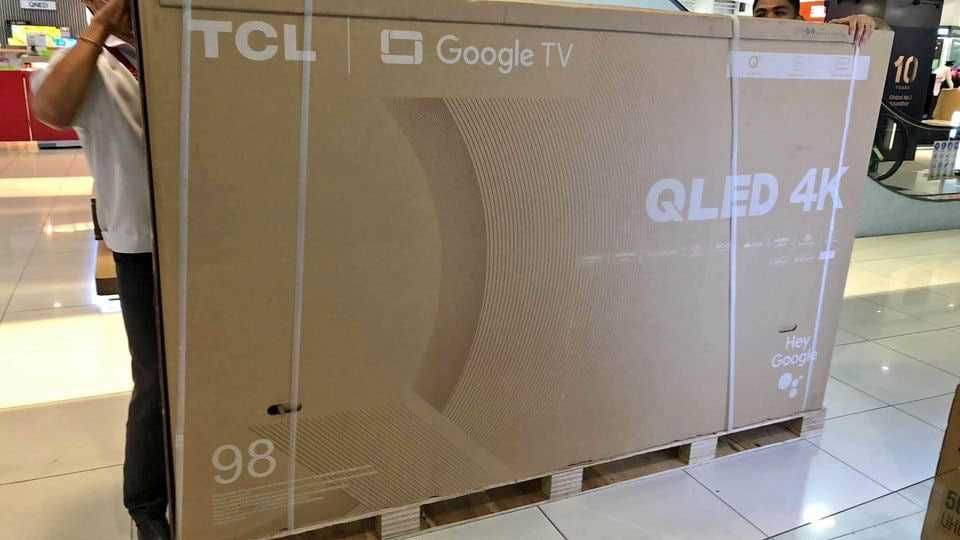 Телевизор TCL 98" QLED 98C655 Google TV 144hz 4K ДОСТАВКА БЕСПЛАТНО