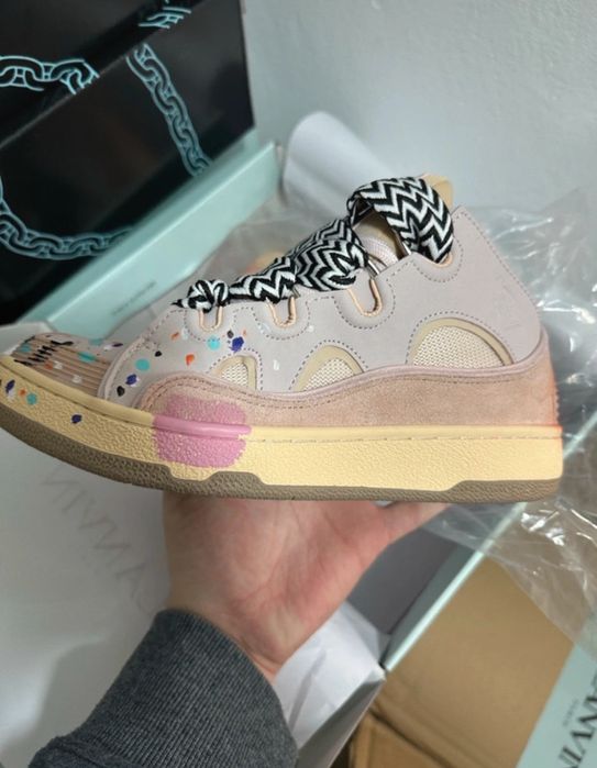 Lanvin curb sneakers