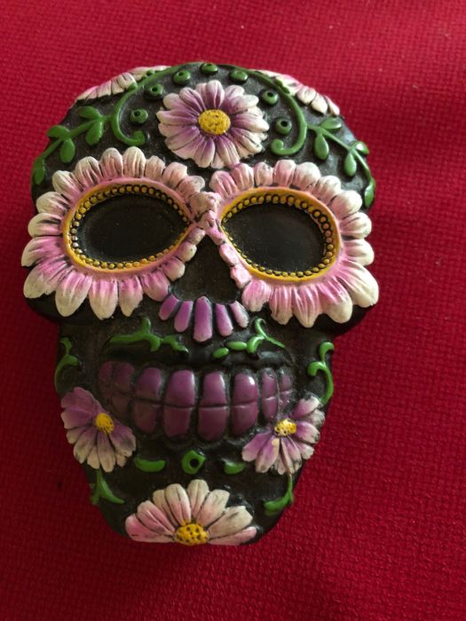 Casetă bijuterii craniu