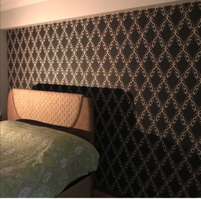 Поклейка, клеем обои