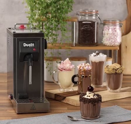 НОВ!!! Професионален парогенератор за мляко Dualit Cino Milk Steamer CMS1, 1L, 1720W